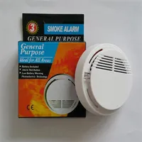 Wireless Smoke Detector System with 9V Battery Operated High Sensitivity Stable Fire Alarm Sensor Suitable for Detecting Home Security186W