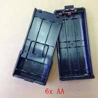 Walkie talkie förlängde 6xaa batterifodral skalbox för baofeng bf-uv5r 5r 5rb tyt th-f8 tonfa tf-uv985 etc