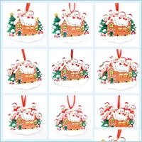 Decoraciones navide￱as mejoradas personalizadas 2021 adornos de Navidad decoraciones cuarentena kit de adornos sobrevivientes juguetes creativos para dhib1