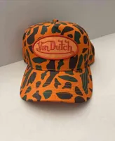 orange and black camouflage trucker hat0123456789101477555