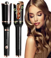 Hair Curlers Straighteners Automatic Hair Curler Ceramic Wired Curling Iron Electric Hair Curlers For Curls Waves Styling 2022 New