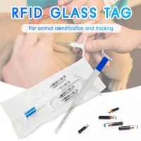 Xiruoer Non-medical Animal Access Control Tag Card ISO11784 FDX-B 2.12x12mm ID microchip Tags animal syringe ID implant pet chip needle vet RFID injector PIT tag For Cat