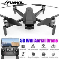 FLYHAL FX1 EIS 5G WiFi FPV com 3-eixos Câmera de Gimbal 50x Zoom 4K de 3 eixos 28mins Time GPS RC Drone Quadcopter RTF Toy 220427274W