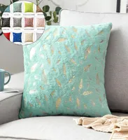 Pillow Case Decorative Throw Aesthetic Pillowcase Plush Cushion Cover Turquoise Bedroom Living Room Deco 4545cm HT00449568625