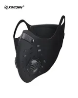 M￡scaras de ciclismo de Xintown Masks activadas Antipollution Mask Bicycle Mountain Bicycle Sport Cycling Masks Face Cover4494436