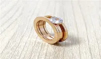Sleek Minimalist Zircon Gold Couple Gear Ring For Women Fashion Classic Jewelry For Women Wedding Gifts Engagement Gift With Box W7218654
