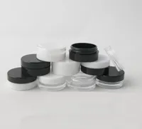 1ML1G Plastik Boş Kavanoz Kozmetik Örnek Clear Pot Akrilik Makyaj Göz Farı Dudak Balsamı Tırnak Sanatı Parçası Konteyner Parıltılı Şişe Trav3560929