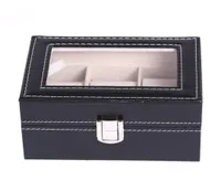 Fashion Pu Leather Watch Boxes 2 3 5 6 10 12 20 24 Grids Watch Organizzatore Organizzatore Organizzatore Display Case260
