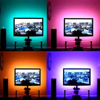 1M-5M DC 5V RGB Flexible USB led strip light 5050 SMD sting IP20 Ribbon Adhesive tape TV Background lighting2407