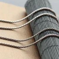 Chains S925 Sterling Silver Jewelry Wholesale Retro Thai Necklace Vintage Chain Hypoallergenic Men And Women