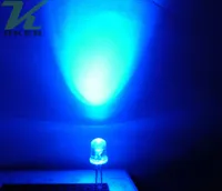 1000pcs 5 mm de agua redonda de agua LED transparente de luz que emite diodo ultra brillante complemento de perlas kit practicar gran ￡ngulo 8438840