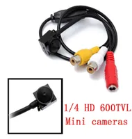 Surveillance cameras 500MP smaller Mini 600TVL 14 quotSensor HD cone CCTV Pinhole camera Cam for Video surveillance Home Securi