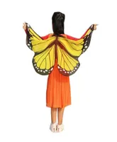 Newly Design Butterfly Wings Pashmina Shawl Kids Boys Girls Costume Accessory GB4477724552