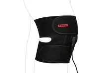 Yosoo 가열 된 무릎 패드 조절 가능한 기어 USB 충전 열 치료 랩 랩 브레이스 열 요법 팔꿈치지지 PADS8684073
