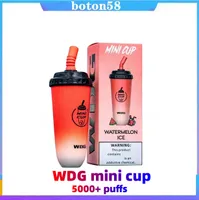 WDG Mini Cup 5000 Puffs Oplaadbare sigaretten 600 mAh 15 ml per gevulde cartridges Pod 3,5%