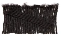 LuxNovolex DreadLock Human Hair 30 Strands 06 cm径幅未処理のバージンフルハンドメイドパーマネントロックナチュラルブラックCO8036227