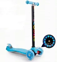 Scooter Flash Wheel Children 312Y Outdoor Sports Toys Tricycle Wheels Kids Bike Push Glider Scooters Adjustable Height Birthday g1482033