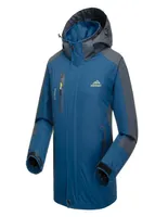 Lixada Waterproof Jacket Windproof Raincoat Sportswear Outdoor Sports Detachable Hooded Coat for Men13397891