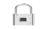 Thumbprint Door Padlocks Rechargeable Door Lock Fingerprint Smart Padlock Quick Unlock Keyless USB