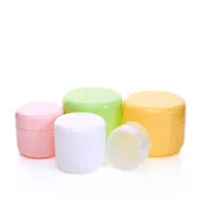 100pcs 10G20G50G Plastique Pasc de maquillage vide Pot Rempillable Échantillon Bouteilles Visage Face Cream Lotion Container Cosmetic6491822