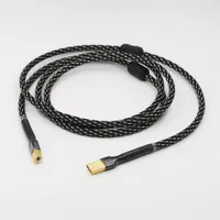 Walkie Talkie -headset Audiocrast HIFI USB -kabel Hoge kwaliteit Type A tot B Gegevens voor DAC Decoder Sound Card Audio -lijnen 221114
