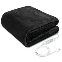 s USB Warm Heated Shawl 3 Heat Settings With Timing Function Electric Blanket Wearable Soft Heating Blank 1008221u