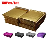 50 PCSLot Different Specifications Gold Plating Paper Bubble Envelopes Bags Mailers Padded Envelope Bubble Mailing Bag6115568