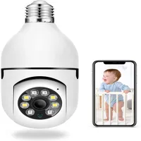 360ﾰ Panoramic Camera 1080P Wireless WIFI IR PTZ IP Cam Home Security Indoor E27 Bulb Camera Baby Monitor305L