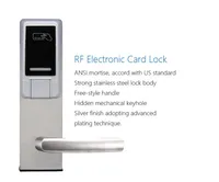 Electronic Card Lock Smart Digital Door Lock For Home el Office Room Latch with Deadbolt Style Handle L16040MS