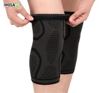Elbow Knee Pads WOSAWE Elastic Fitness Pad Compression Cycling Running Hiking Outdoors Sports Brace Support Spandex Comfort Guar7314992