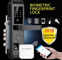 App Remote Control Bluetooth Gateway Doorlock Fingerprint Password Lock Antitheft Door Special Electronic Locks 304 Stainless