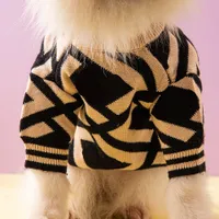Designer Dog Apparel Winter Pitre de compagnie chaude Brands de compagnie de chien Extérieur en tricot à col roulé Coldat Temps Pimes Mouilles Puppy Cat Sweat-shirt Pullover Vêtements pour chiens