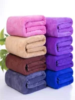 Beauty salon Make Bed Absorbent Bath Towel Microfiber Beach Towel 70140cm80180cm Thicker Car Wash Towel Gym Fast Drying Cloth 2