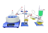 ZOIBKD Lab Supply Equipment 2000Ml2L Short Path Distillation Kit 110V220V met digitale thermometer verwarming MantleCold Trap3384775