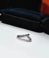 Fashion sterling silver 18K gold platinum halfring diamond asymmetrical wedding ring fashion accessory ring will never fade3246723