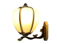 EuropeanStyle Retro LED Balcony Outdoor Courtyard Aisle Pumpkin Waterfroof Wall Lamps