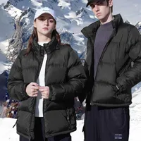 Men&#039;s Down Unisex White Duck Puffer Jackets Winter Jacket For Men Black Coats EU Size Couples Clothes