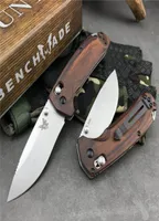 Benchmade 15031 HUNT Axe couteau pliant 297quot S30V Blade Stabilized Wood Gatchles Outdoor Camping Hunting Pocket 535 615 150023968099