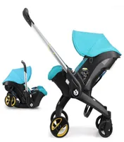 Luxury Baby Stroller 4 in 1 carrello da viaggio per carrello da viaggio per auto Stoller Bassinet Pusthair Canke Casket Scheller16932950