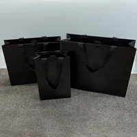 Orange Original Gift Paper bag handbags Tote bag high quality Fashion Shopping Bag Wholesale cheaper C01