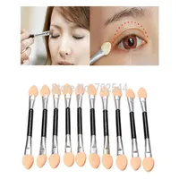 Whole Disposable Make Up EyeShadow Applicator Brush Double-Headed Sponge Eye Shadow Brush 1000 Pcs Lot 215a