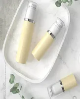 30 ml 50 ml 80 ml Haustier Kunststoff gehobener Pumpenflaschenspender Jar -Behälter für Lotion Make -up Kosmetikcreme haben Rohr auf dem Bot7629279