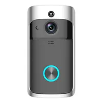 WiFi Smart Video Doorbell WiFi WiFi Video Doorbell Ring Smart Phone Door Ring Intercal Camera Security Bell295Q