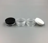 1ML1G Plastik Boş Kavanoz Kozmetik Örnek Clear Pot Akrilik Makyaj Göz Farı Dudak Balsamı Tırnak Sanatı Parçası Konteyner Parıltılı Şişe Trav6602830