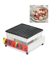 NP545 Poffertjes Grill Electic Mini Pancake Scone Cake Pan Poffertjes Maker Mini Waffle Cakes Equipment3530421