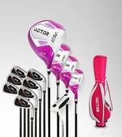 PGM Golf Kulüpleri Victor Women039s Golf Kulübü Tam Kulüp Seti Standart 12 PCS Rastgele Renkli Golf Bag8611990