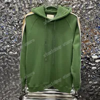 xinxinbuy hommes Designer Sweatshirts Paris Jacquard Letter Ruban r￩fl￩chissant Femmes Sweatshirts Black Grey Green Abricot XS-XL