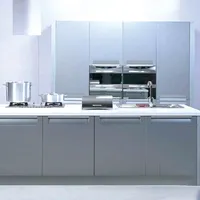 De hele huis op maat gemaakte moderne stijl keukenkastje boekenkast garderobe combinatie mode eenvoudig
