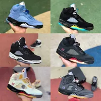 Jumpman What The 5 5S High Basketball Shoes Sail Sail Stealth 2.0 Raging Bull White Red Top 3 Unc Aqua Oreo Gore Tex Ice قبالة Noir Bred Bel Trainer Sneakers
