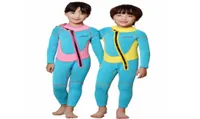 Crianças meninos meninas Terno de mergulho de corpo inteiro Crianças Antiuv 25mm Neoprene Onepiece Switmingsuit -madra bebê Snorkeling Snorkeling Roupas de 8243647